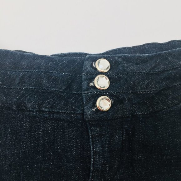 It's Me Denim Shorts Womens 3 Jewel Pattern - Picture 6 of 7